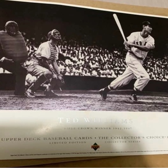 Ted Williams Black and White Art Print - Picture 1 of 1